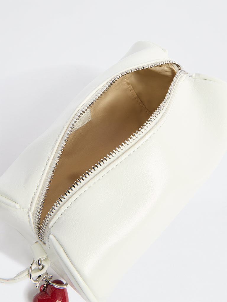 Westside White Heart Sling Bag