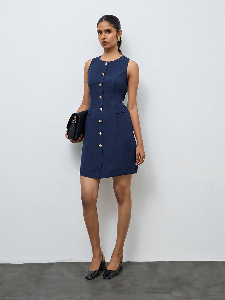 Wardrobe Navy Shift Dress