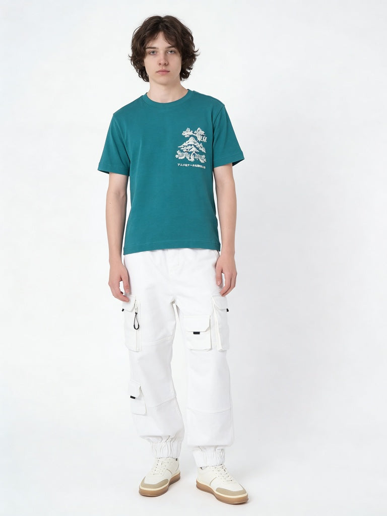 Boys Off-White Multi Pocket Cotton-Blend Cargo Pants
