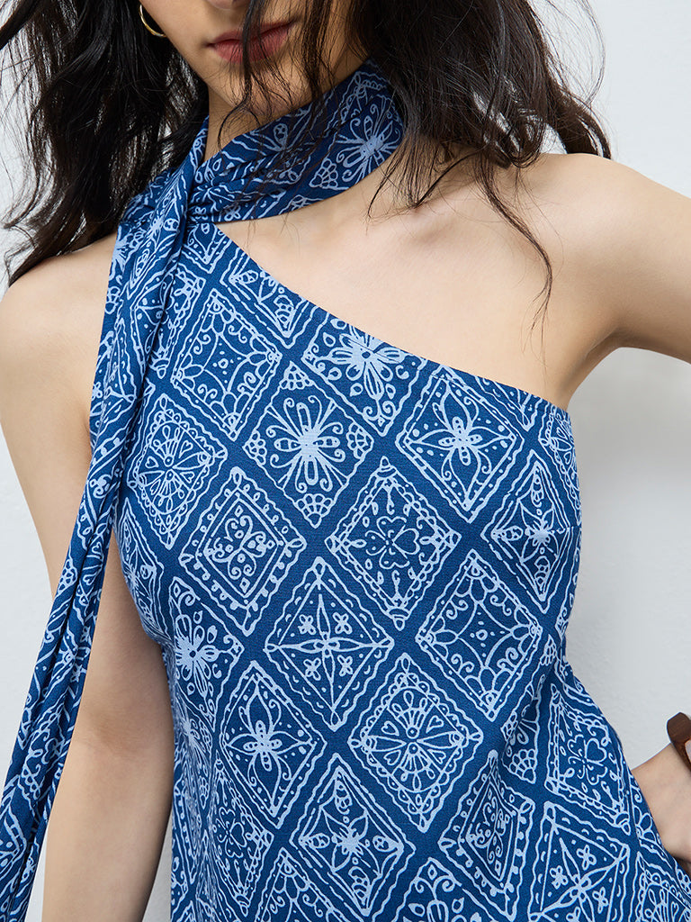 Buy Bombay Paisley Blue Printed Bodycon Dress from Westside Buy Bombay Paisley Blue Printed Bodycon Dress from Westside
