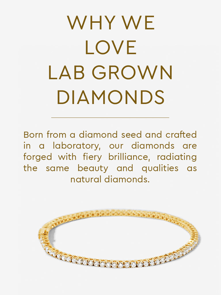 Classic Lab Diamond Tennis Bracelet
