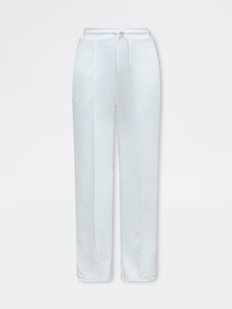 Nuoflexx White High-Rise Pants