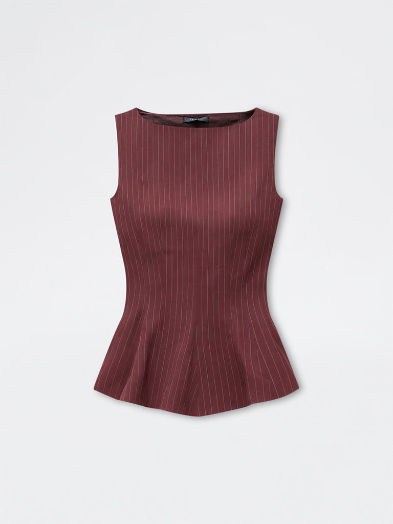 Wardrobe Brown Stripe Top