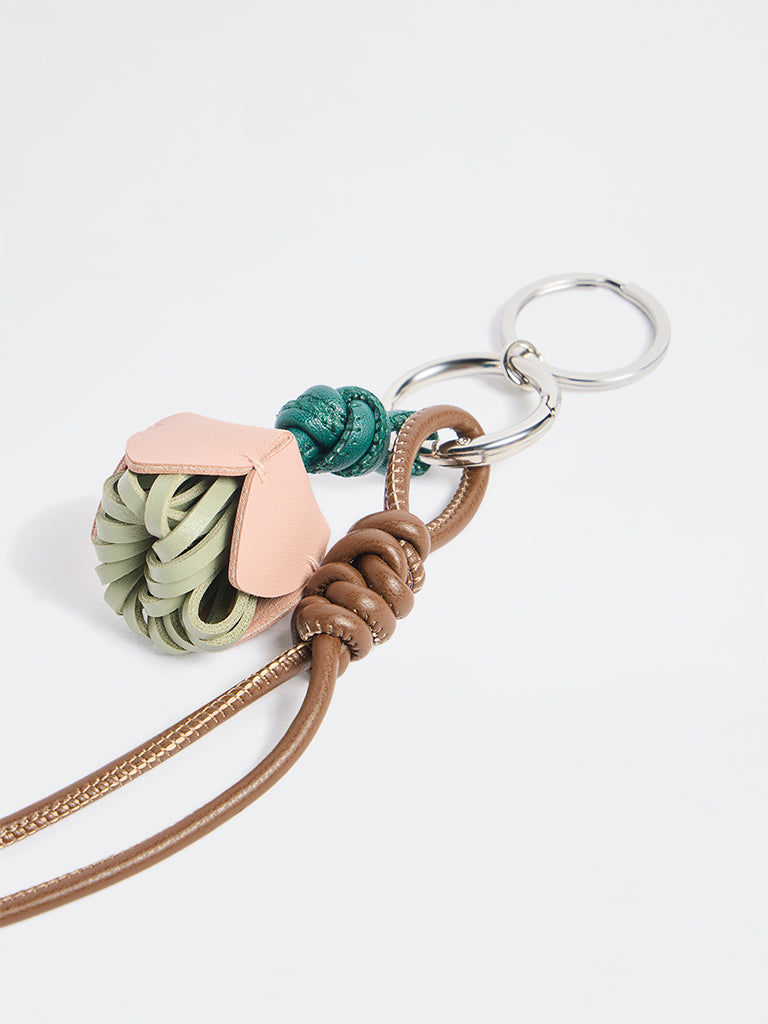 Westside Accessories Multicolour Flower Bag Charm