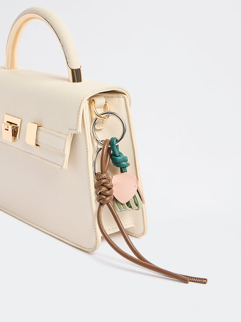 Westside Accessories Multicolour Flower Bag Charm