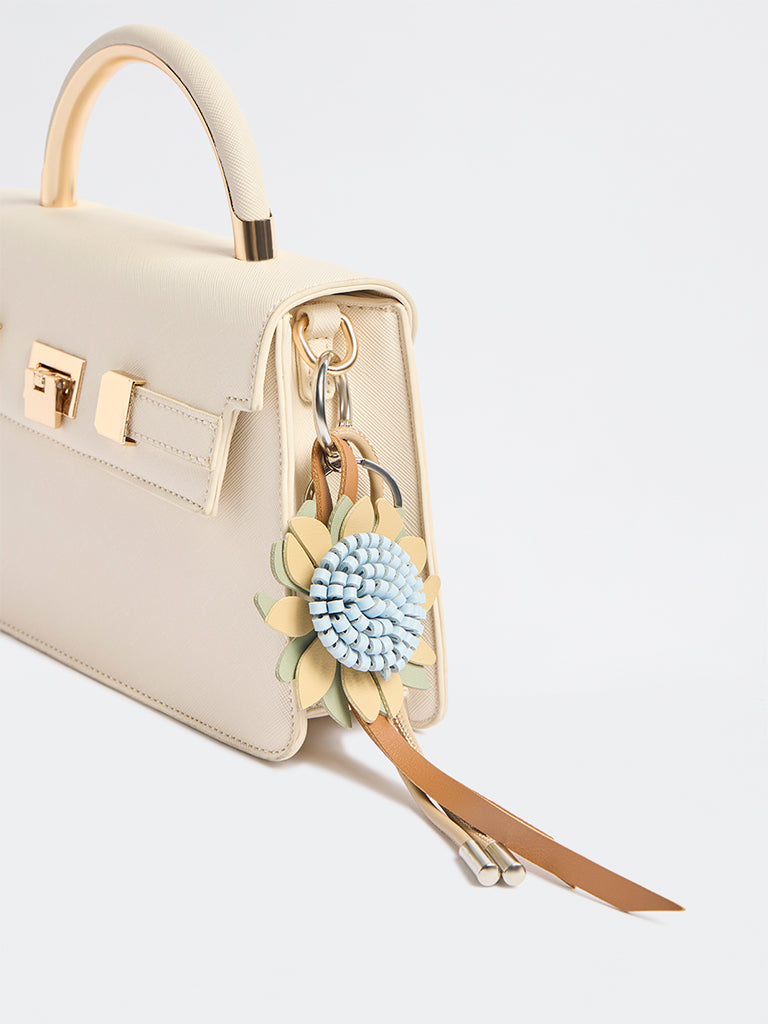 Westside Accessories Multicolour Sunflower Bag Charm