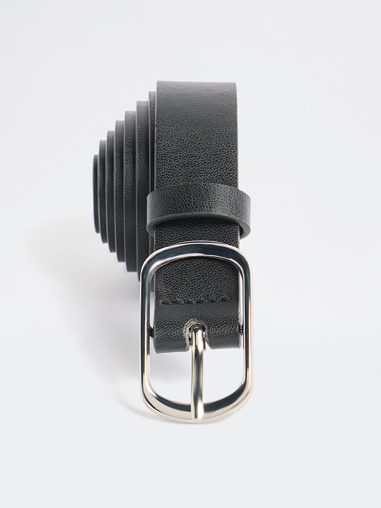 Westside Accessories Black Buckled Belt