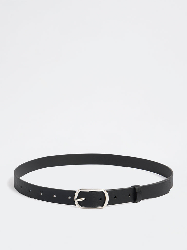 Westside Accessories Black Buckled Belt