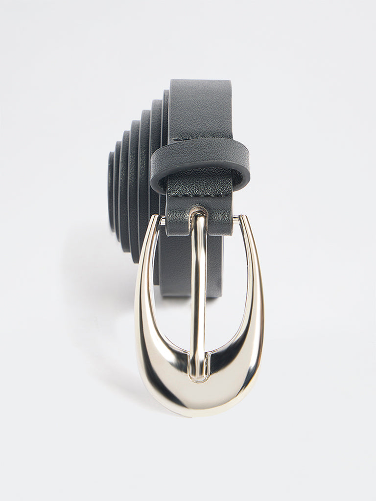 Westside Accessories Black Buckled Belt