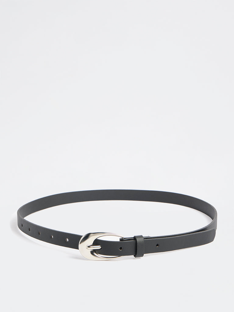 Westside Accessories Black Buckled Belt