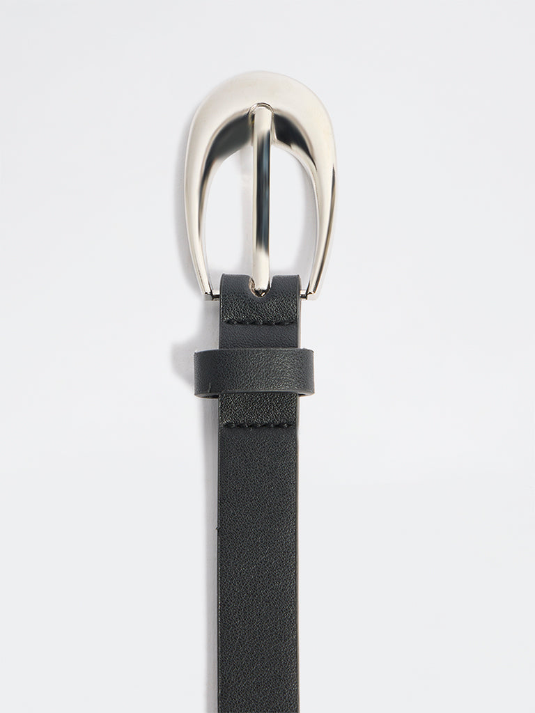 Westside Accessories Black Buckled Belt