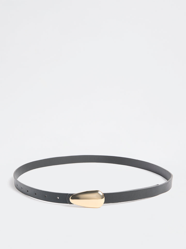 Westside Accessories Black Droplet Buckle Belt