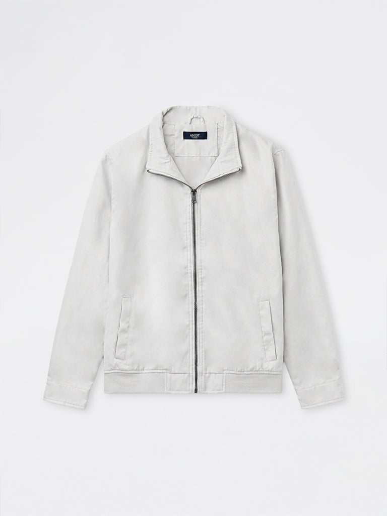 Ascot Off-White Relaxed-Fit Jacket