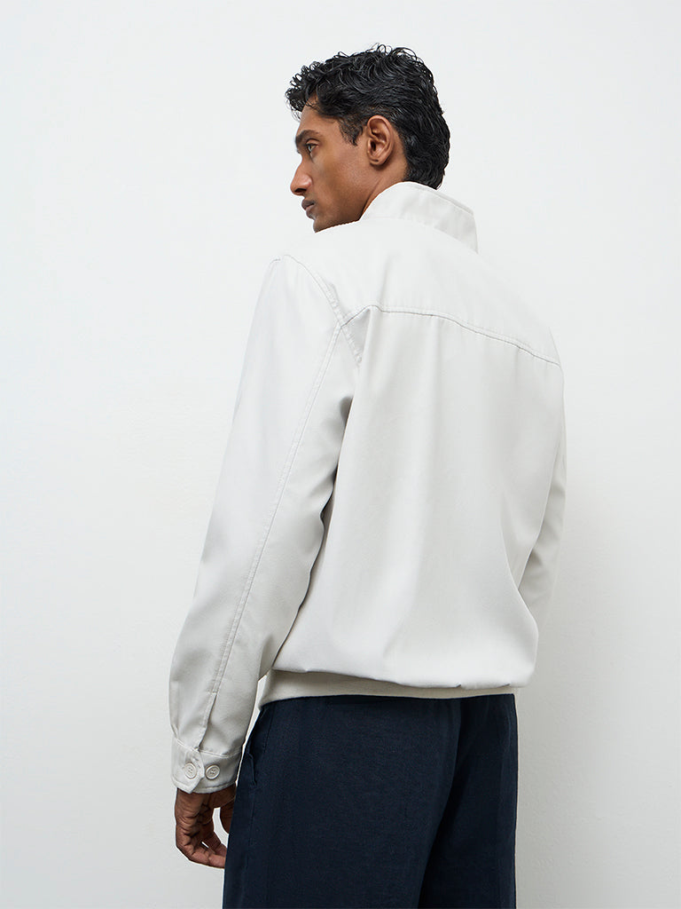 Ascot Off-White Relaxed-Fit Jacket