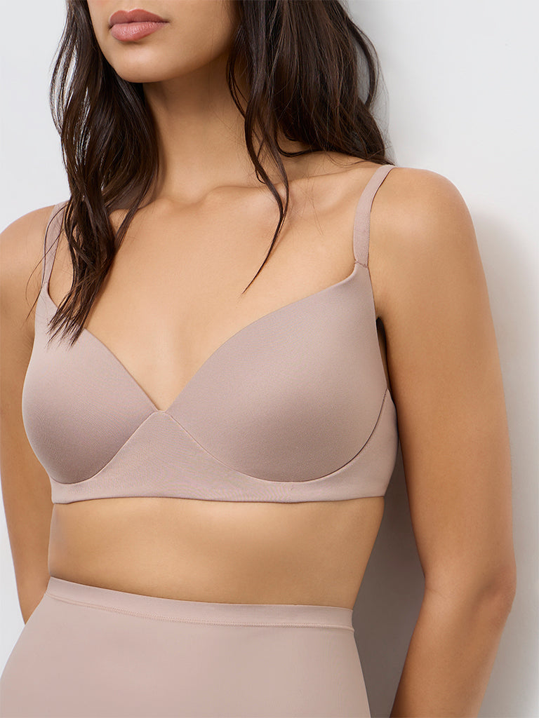 Wunderlove Dusty Beige Padded Bra