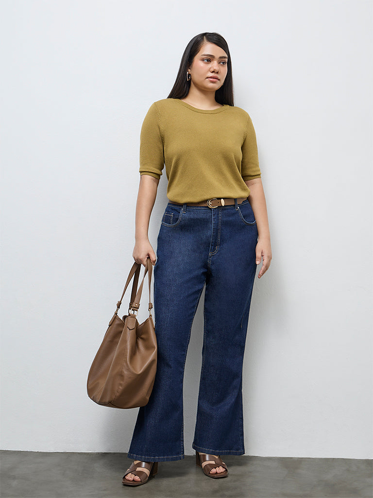 Gia Mustard Solid Top