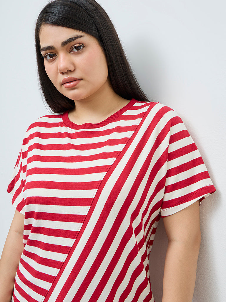 Gia Red Striped T-Shirt