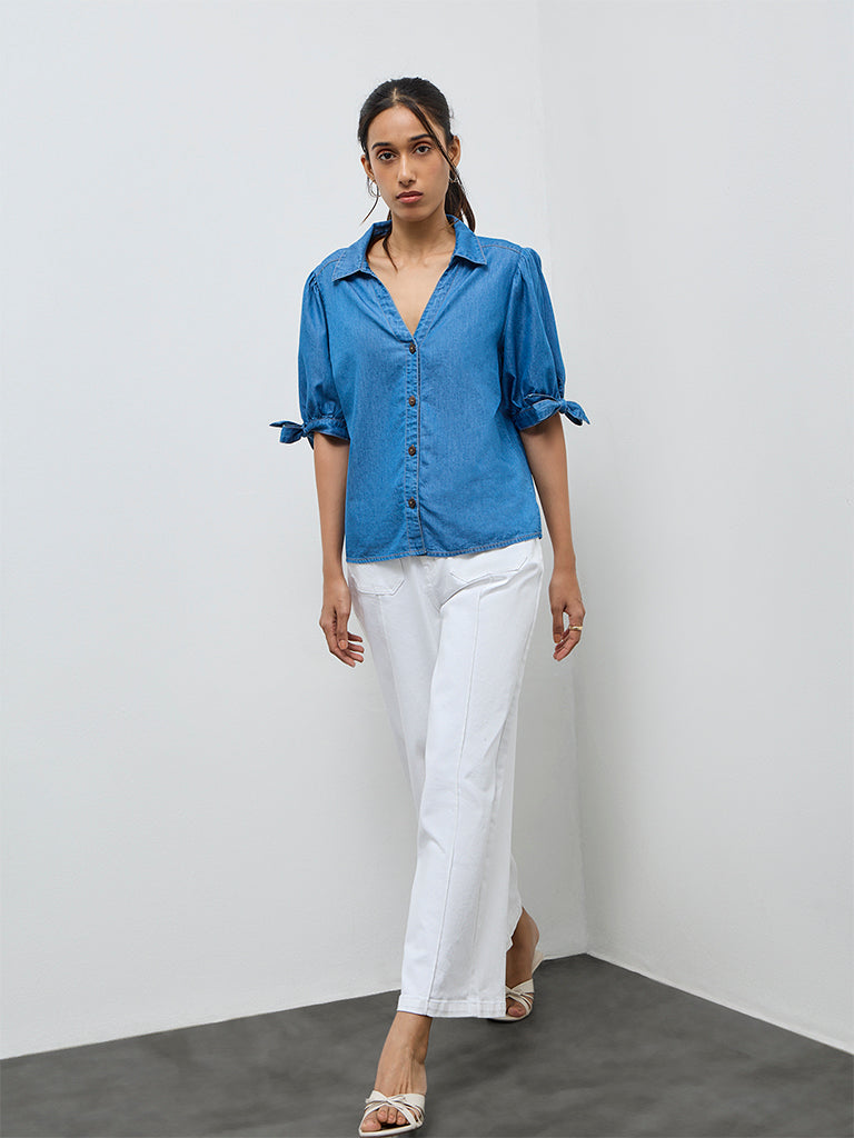 LOV Blue Denim Shirt