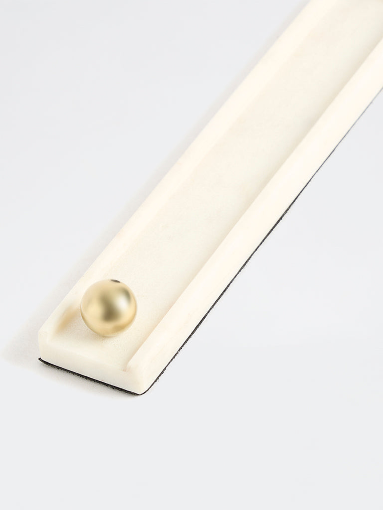 Westside Home White Marble Incense Holder
