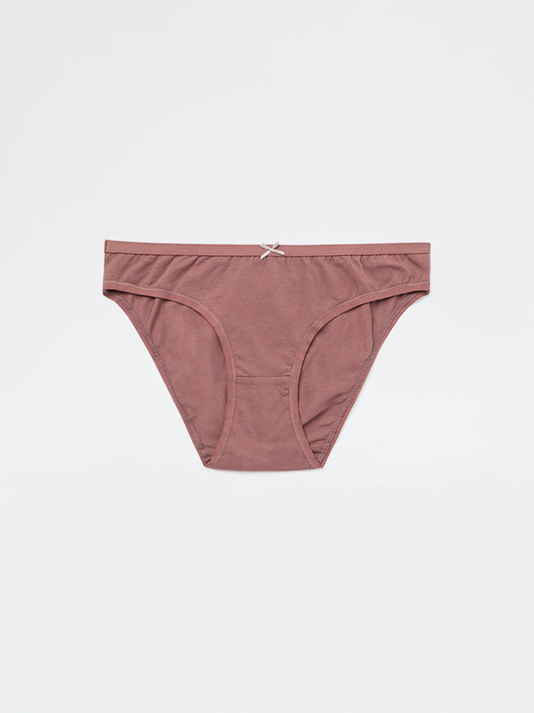 Wunderlove 3-Pack Cotton-Blend Bikini Briefs