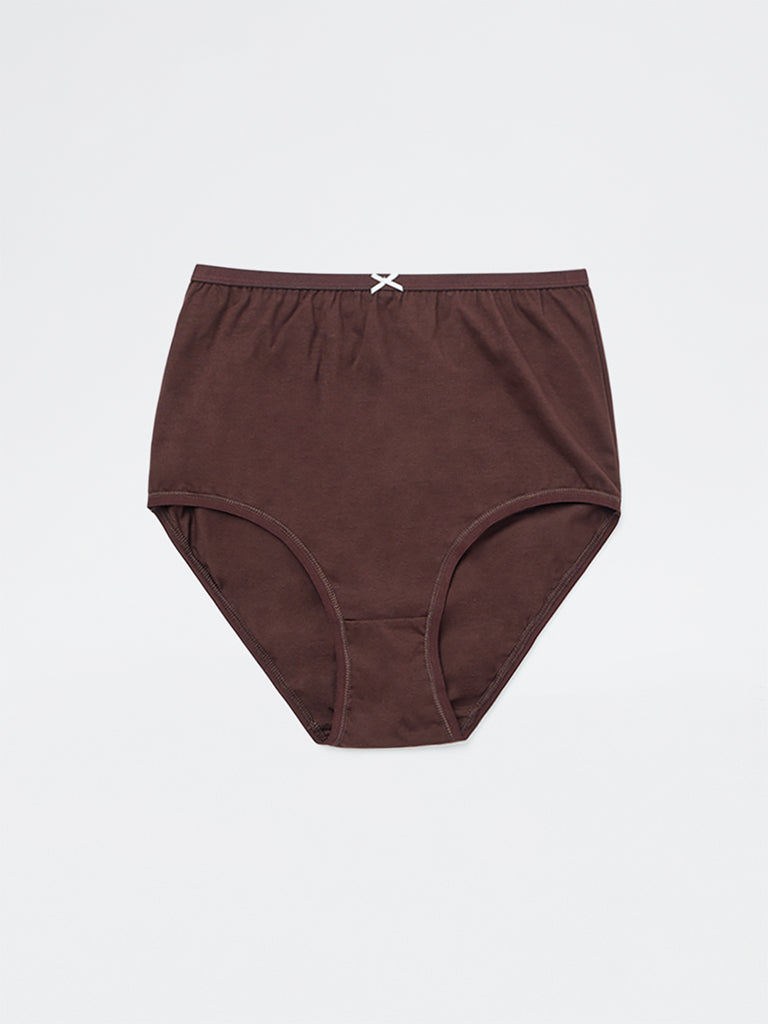 Wunderlove 3-Pack Printed Full Cotton-Blend Briefs