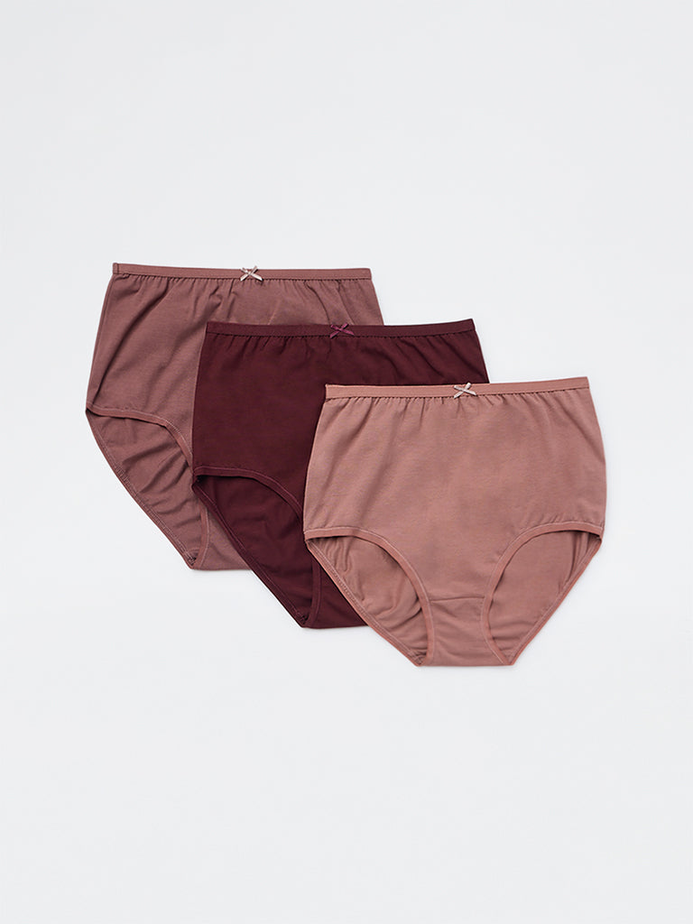 Wunderlove 3-Pack Cotton-Blend Full Briefs