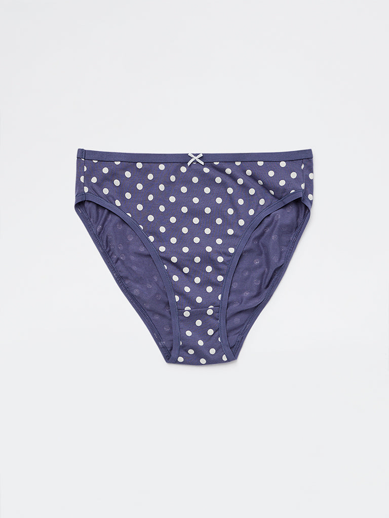Wunderlove 3-Pack Cotton-Blend Hi-Leg Briefs