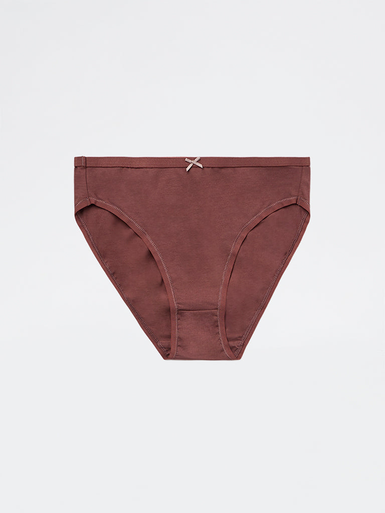 Wunderlove 3-Pack Cotton-Blend Hi-Leg Briefs