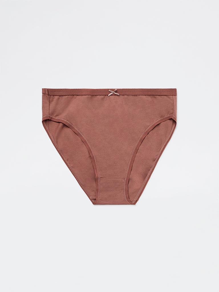 Wunderlove 3-Pack Cotton-Blend Hi-Leg Briefs