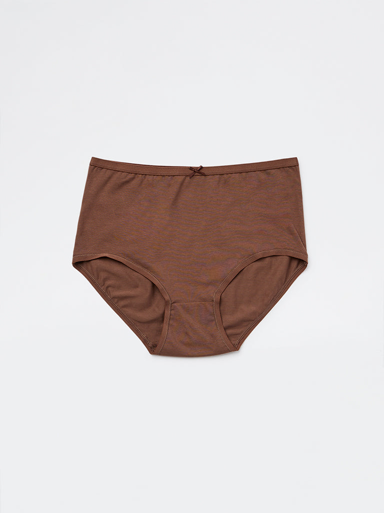 Wunderlove 3-Pack Cotton-Blend Hi-Rise Briefs