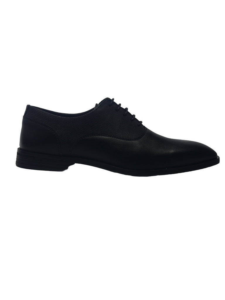 SOLEPLAY Black Lace-Up Oxford Formal Shoes