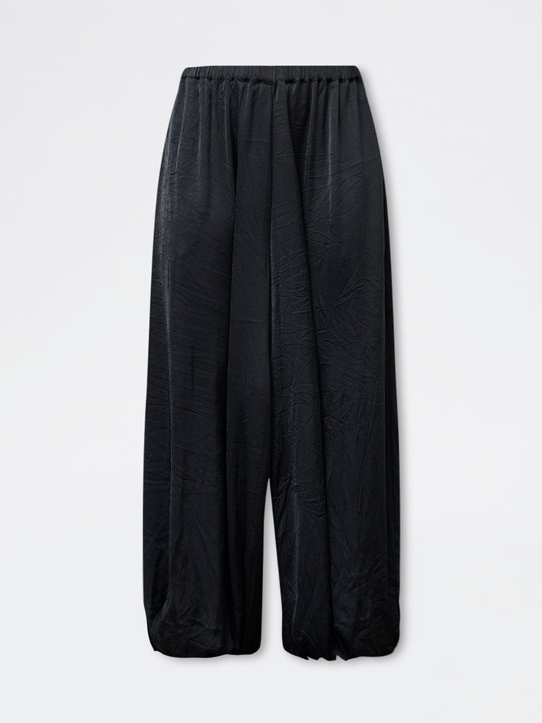 Wardrobe Black High-Rise Balloon Trousers