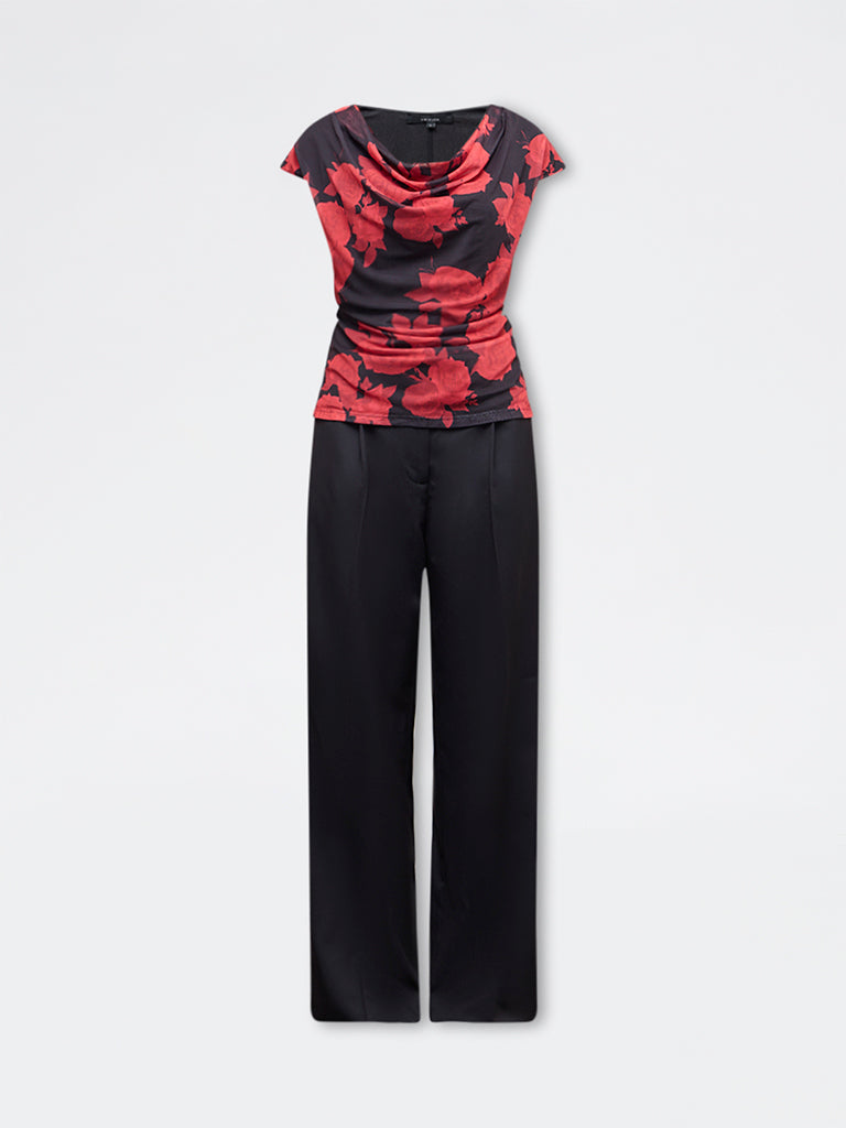 Wardrobe Red Floral Top