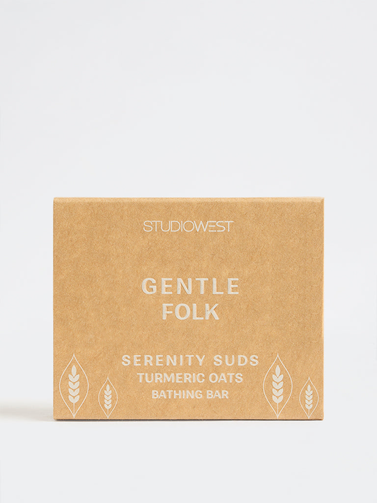 Studiowest Gentle Folk Serenity Studs Turmeric Oats Bathing Bar -75 GM