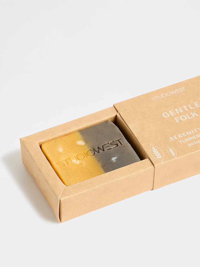 Studiowest Gentle Folk Serenity Studs Turmeric Oats Bathing Bar -75 GM