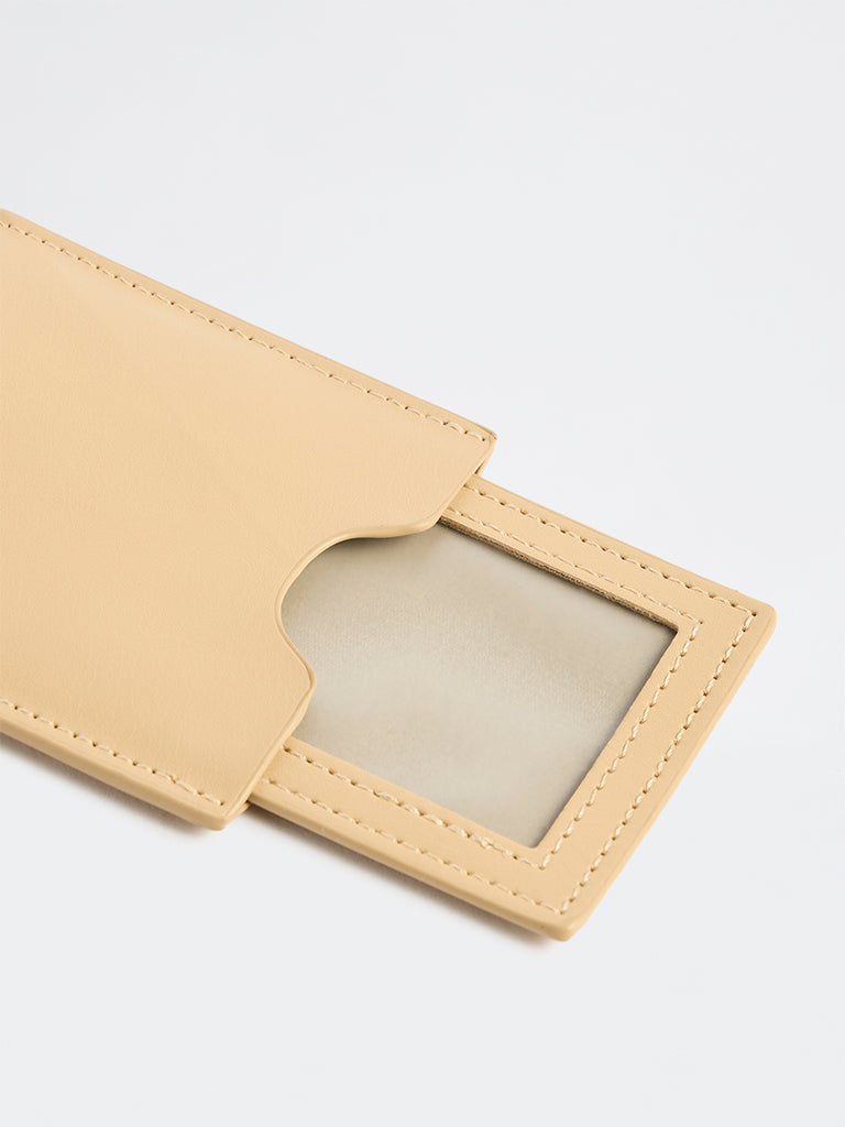 Westside Beige Luggage Tag
