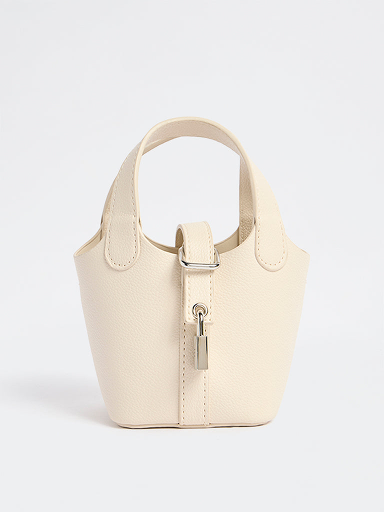 Westside Ivory Nano Bucket Bag