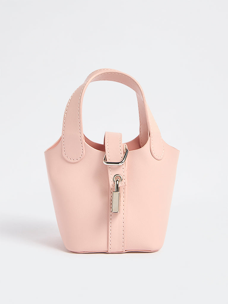 Westside Blush Pink Nano Bucket Bag
