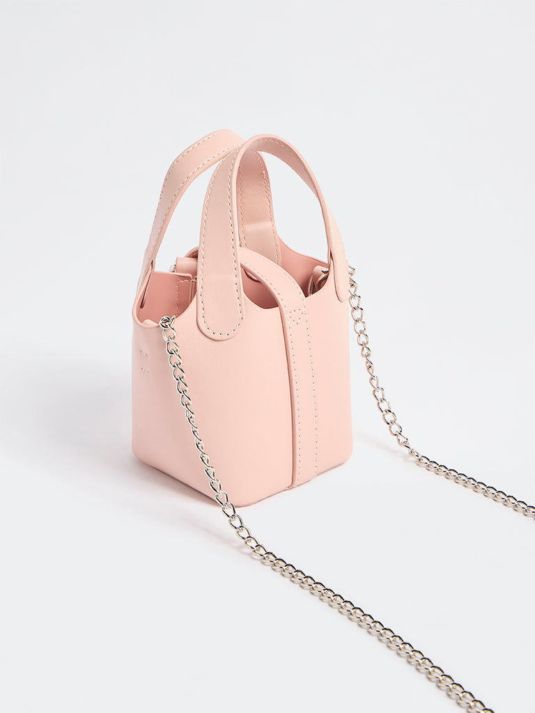 Westside Blush Pink Nano Bucket Bag