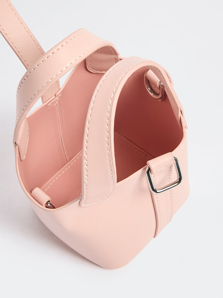 Westside Blush Pink Nano Bucket Bag