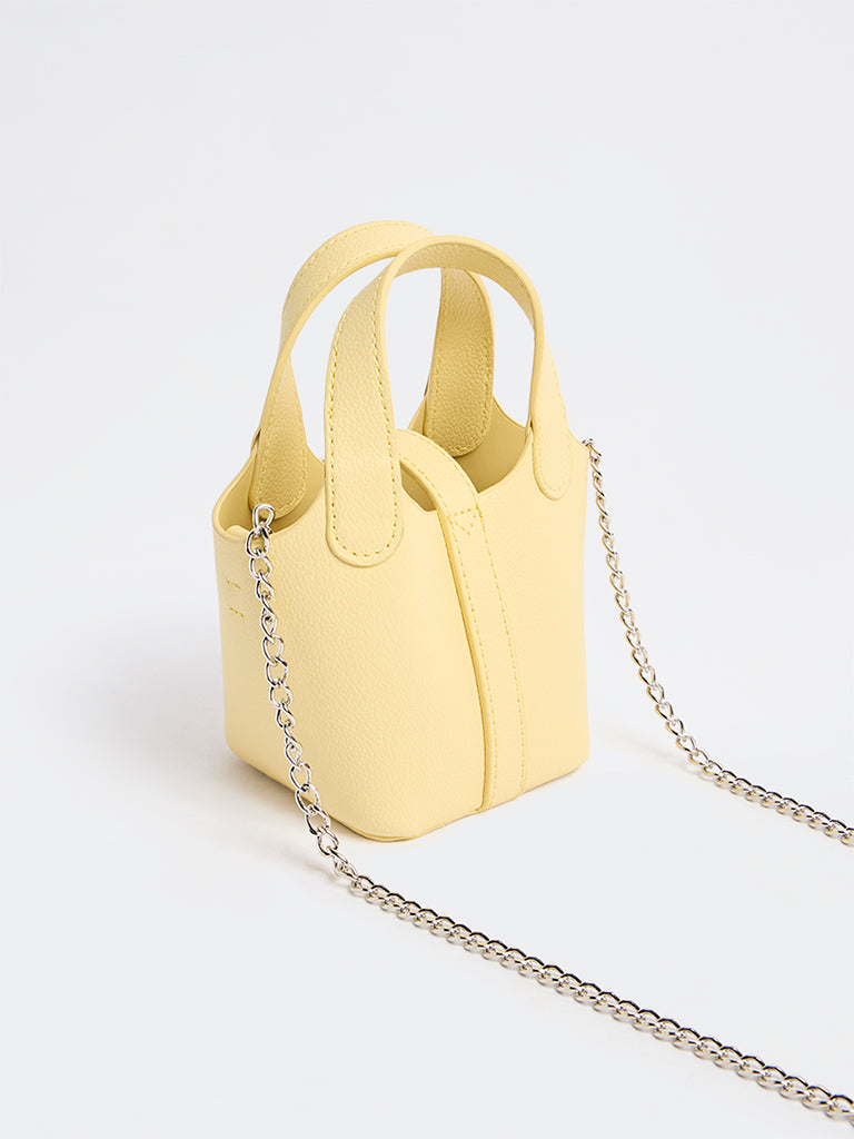 Westside Yellow Nano Bucket Bag