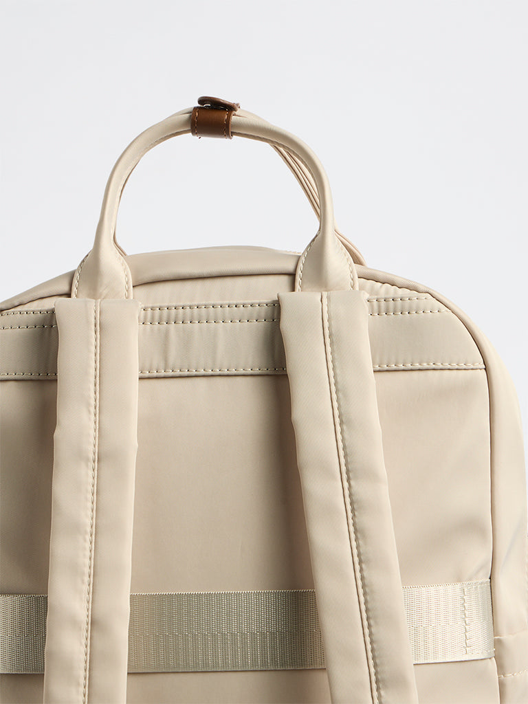 Westside Off-White Travel Backpack