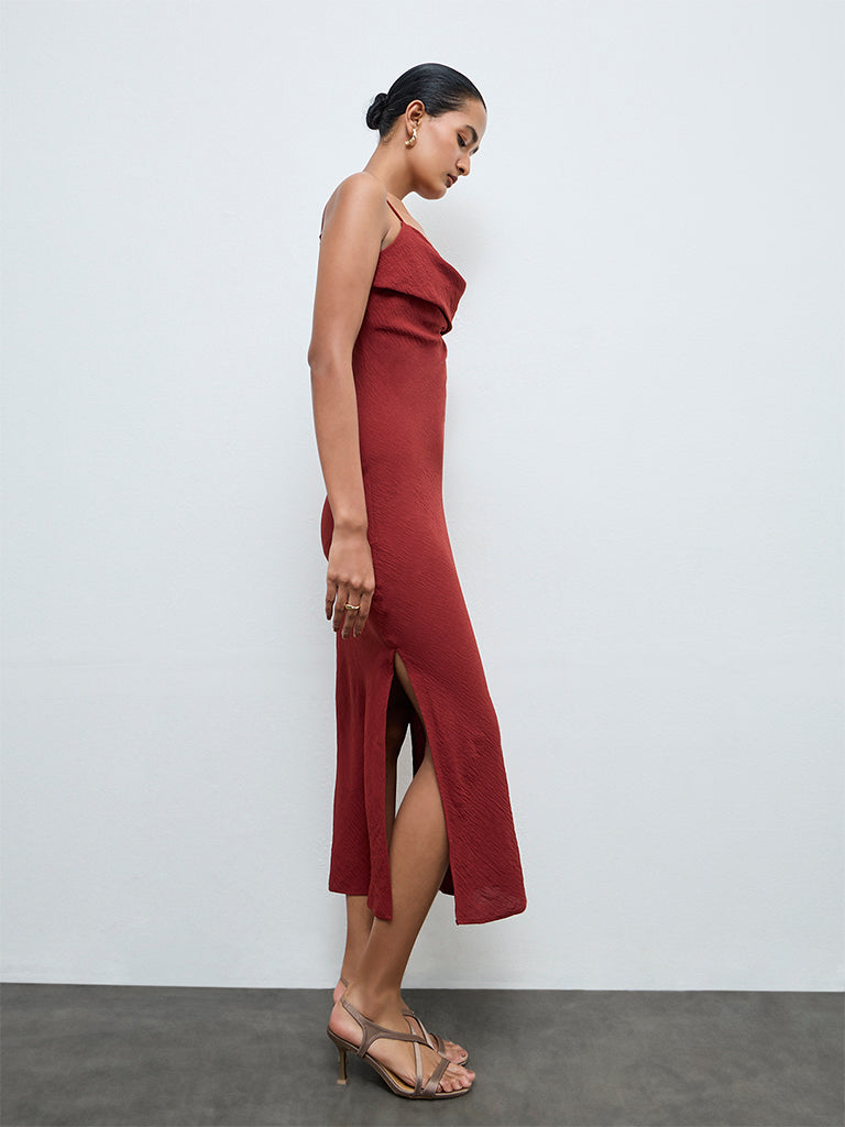 Wardrobe Red Straight Dress