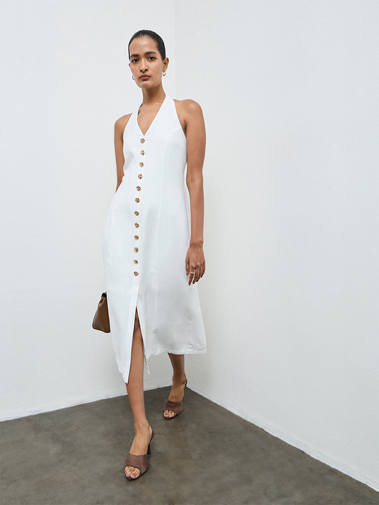 Wardrobe White A-Line Dress