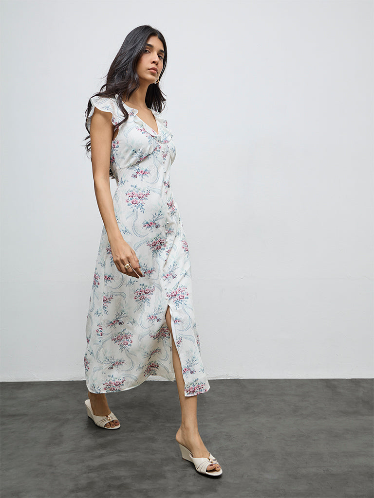 chinese dress ladies Elegant Floral Texture Pocket A-Line Wedding Dress