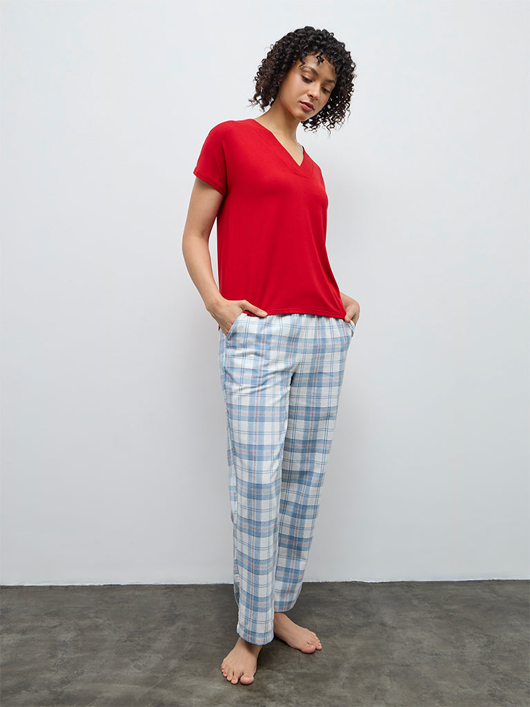 Wunderlove Red Solid Top