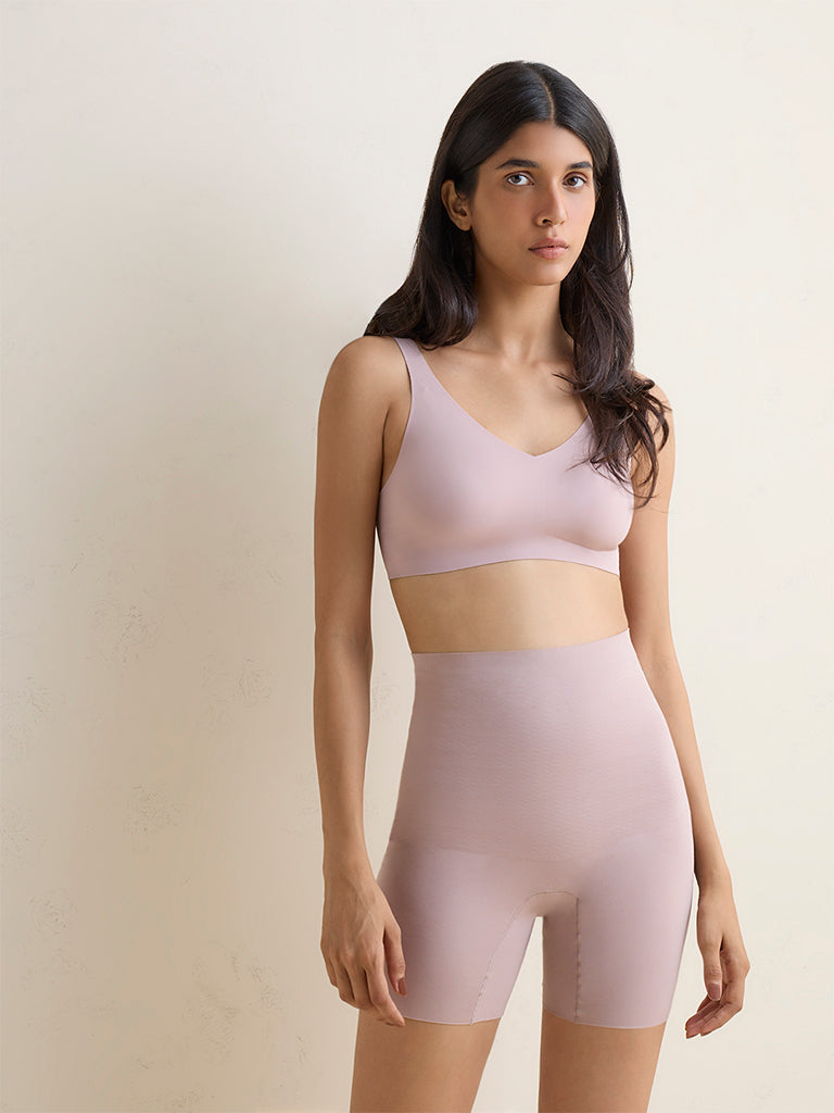 Wunderlove Light Mauve Invisible Full Coverage Padded Bra