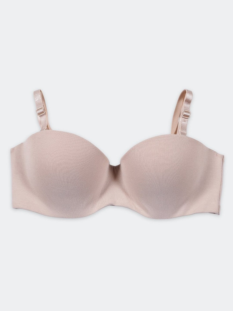 Wunderlove Beige Strapless Padded Bra