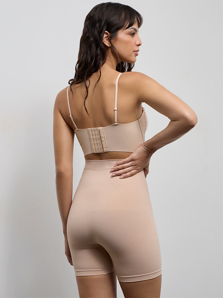 Wunderlove Beige Seam-Free Shapewear Briefs