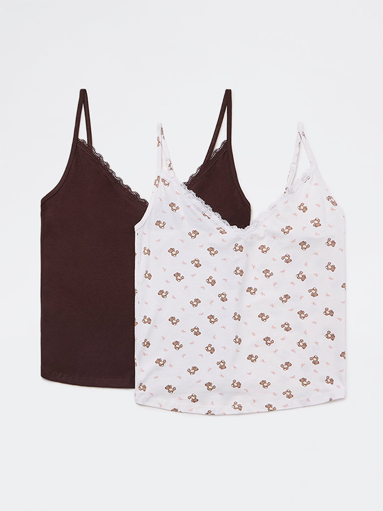 Superstar 2-Pack Cotton-Blend Camisoles